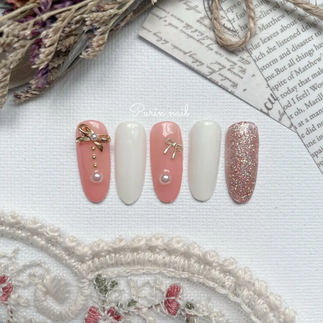 ネイル 韓国ネイル シンプルネイル Nails by Purin🍮のネイルデザイン