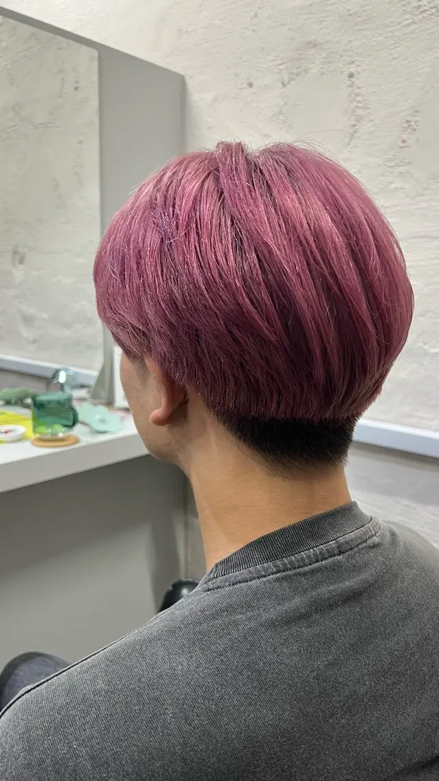ショート カラー ピンクカラー ヘアカラー 🎀tokute ナオ🧸のヘアスタイル