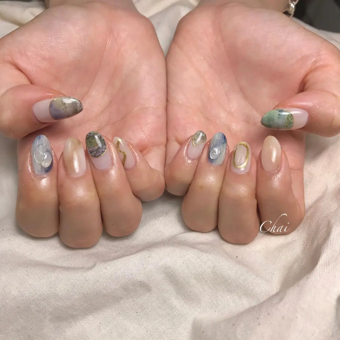 ネイル 持ち込み chai nail &  eye📍鶴橋のネイルデザイン