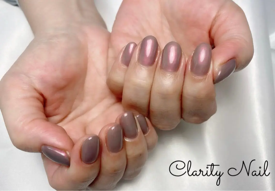 ネイル ワンカラーネイル ハンドネイル Clarity Nailのネイルデザイン