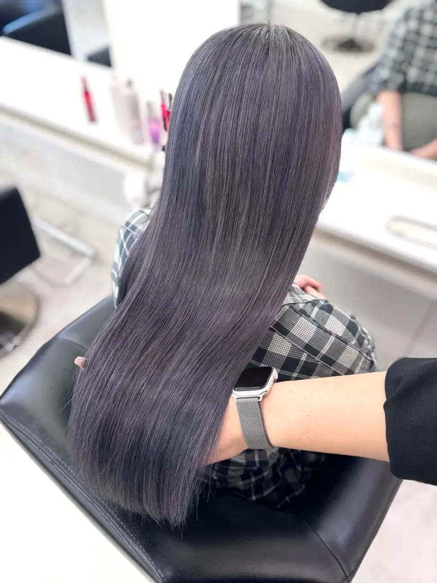 ロング カラー ヘアカラー ♡ParveMix NANO♡のヘアスタイル