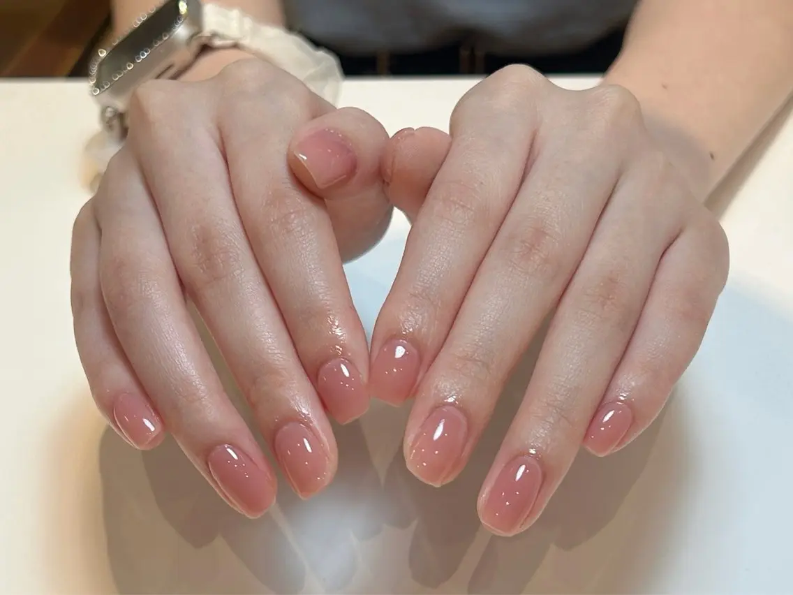 ネイル ワンカラーネイル sayuri ໒꒱のネイルデザイン