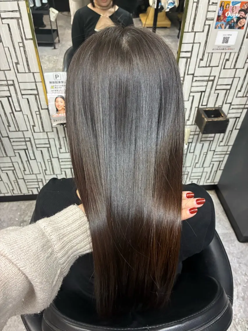 ロング トリートメント 北村 理奈のヘアスタイル