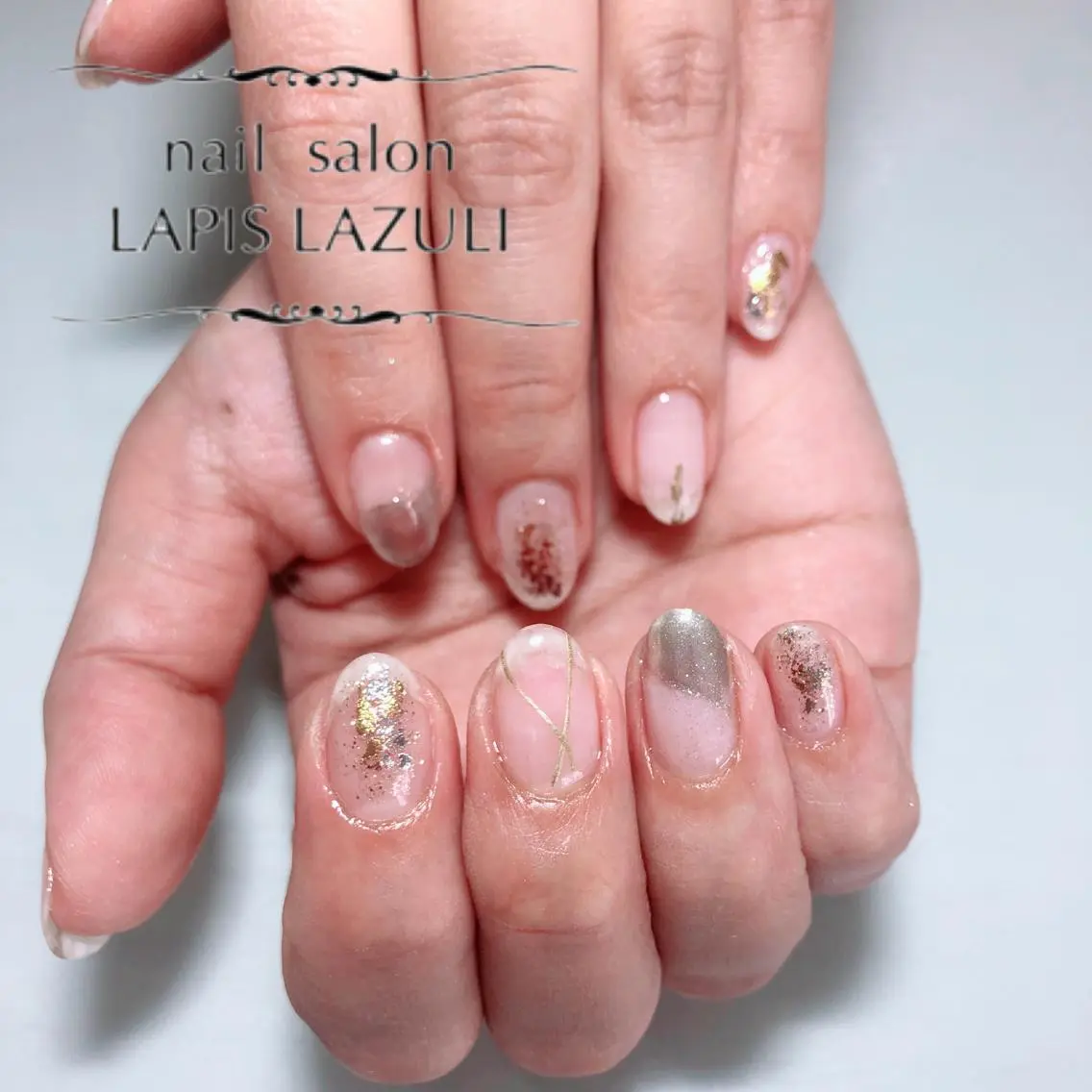 ネイル nail salon ラピスラズリのネイルデザイン