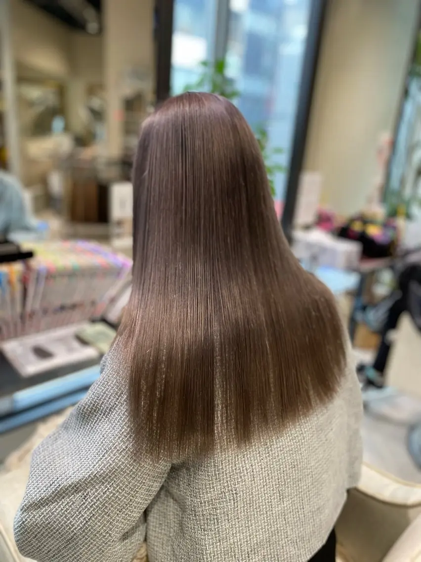 カラー ヘアカラー トリートメント ハイトーン✨艶髪💘 💘 AYANO💘のヘアスタイル