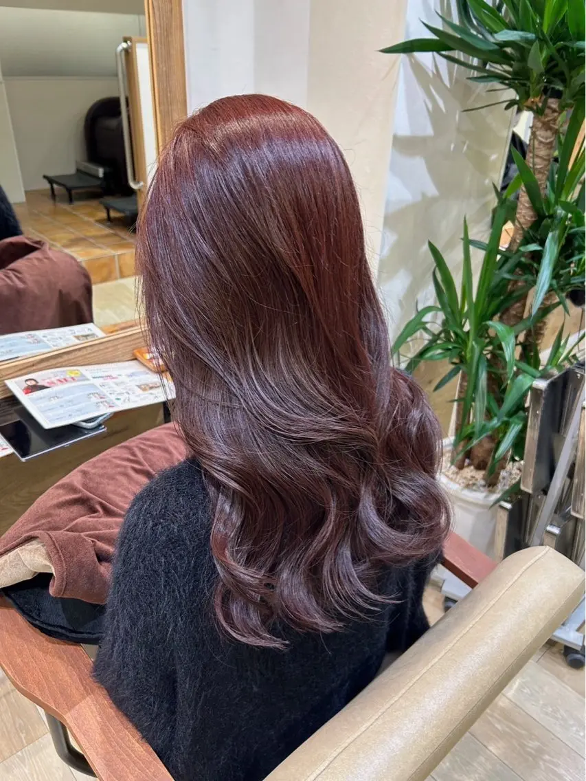 ロング カラー 暖色/ダブルカラー 💜 Sena 🫧のヘアスタイル
