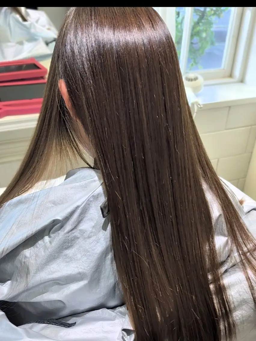 ロング 縮毛矯正 AGREE たくみのヘアスタイル