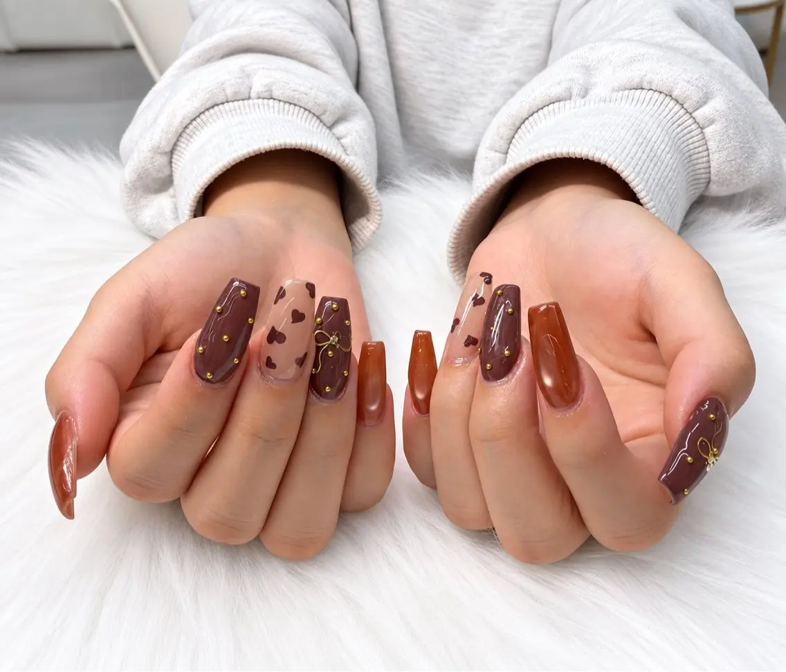 ネイル 韓国ネイル マグネットネイル 持ち込み ハンドネイル RINA Nail_Royalのネイルデザイン