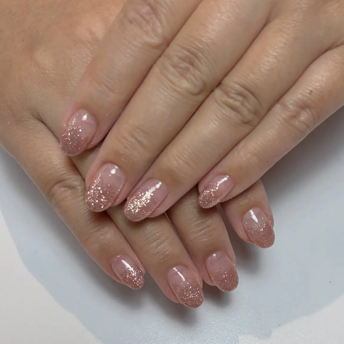 ネイル グラデーション ラメ(グリッター) ラメグラデーション ハンドネイル BOTANAIL YUIのネイルデザイン