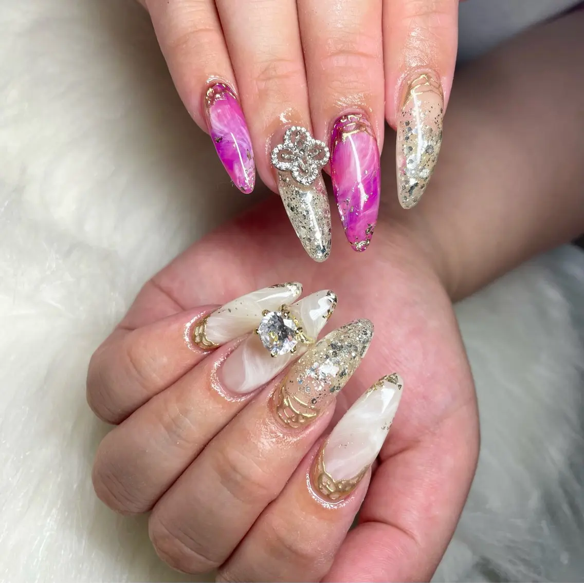 ネイル フットネイル フレンチネイル ジェルネイル 韓国ネイル マグネットネイル ハンドネイル nail salon fee(フィー)のネイルデザイン
