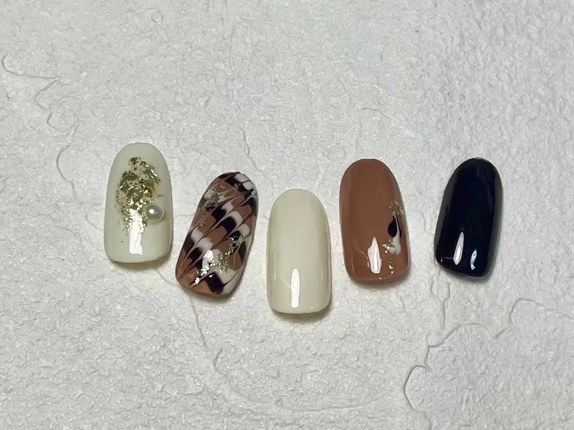 ネイル ジェルネイル メンズネイル パラジェル バレンタイン ワンホンネイル kiki nail &brow二子玉川のネイルデザイン