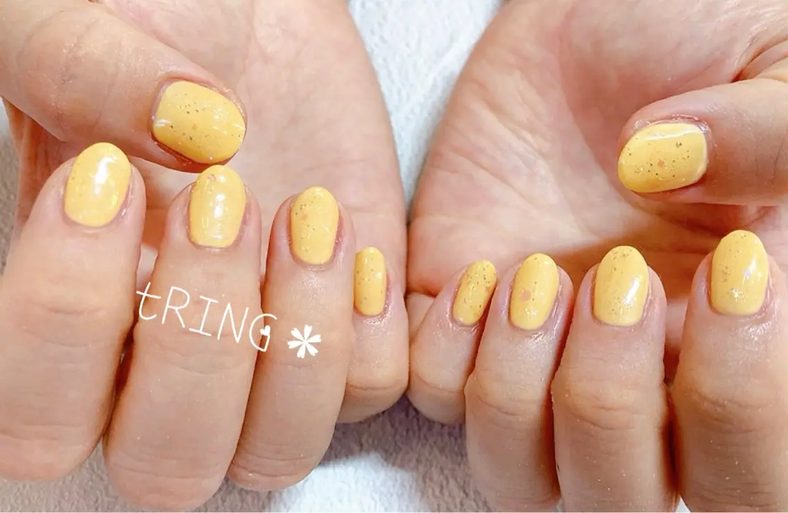 ネイル ハンドネイル tRING＊ しいの木台のネイルデザイン