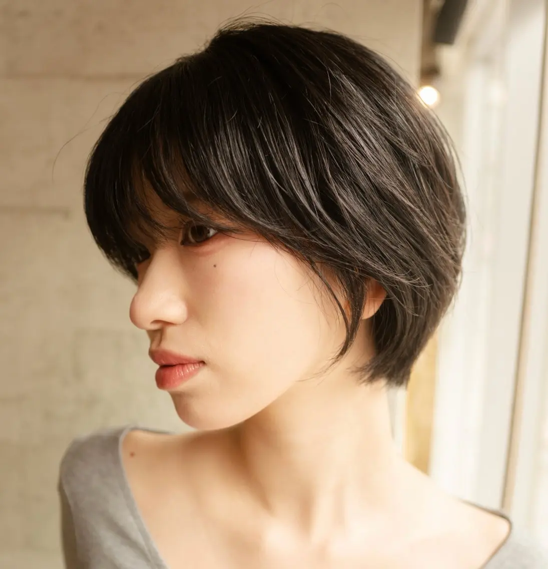 ショート ショートボブ ボブ ショートヘア 韓国レイヤー/ ショート Eightのヘアスタイル