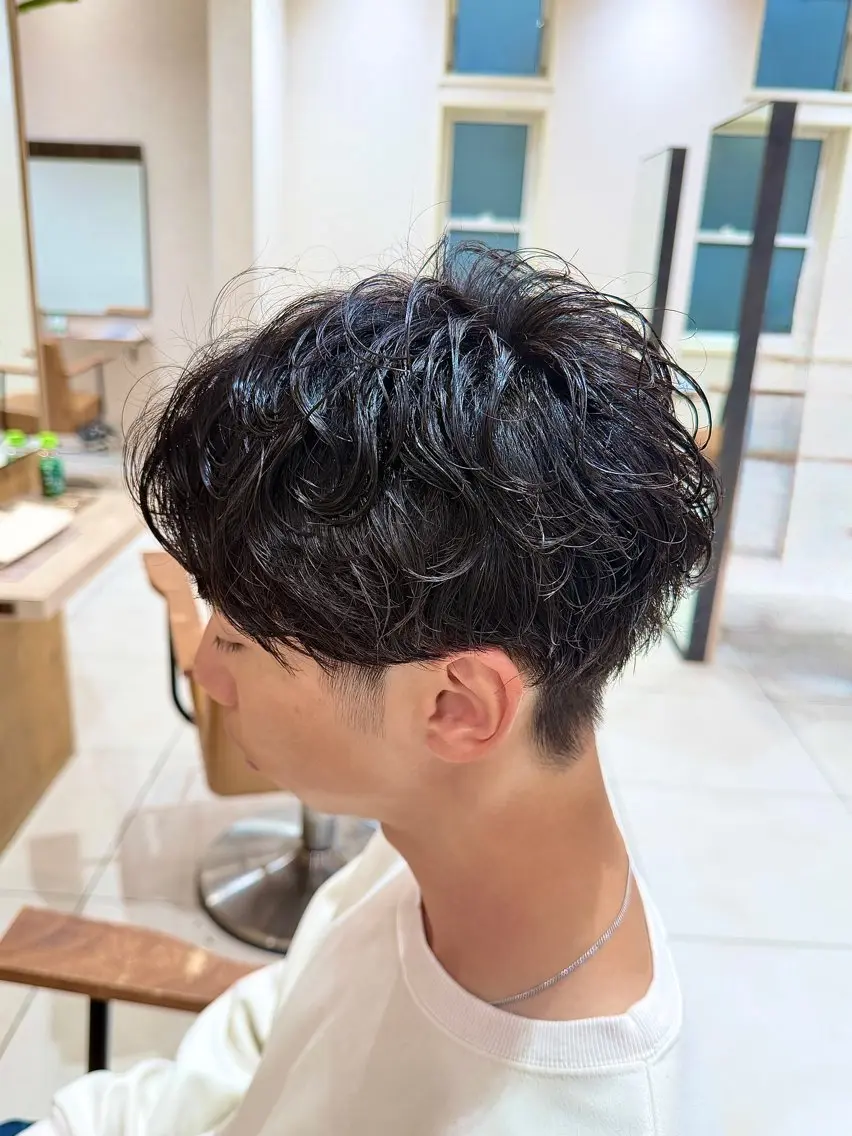 メンズ カット パーマ メンズ特化🔥パーマ 支持率1🔥たけしのヘアスタイル
