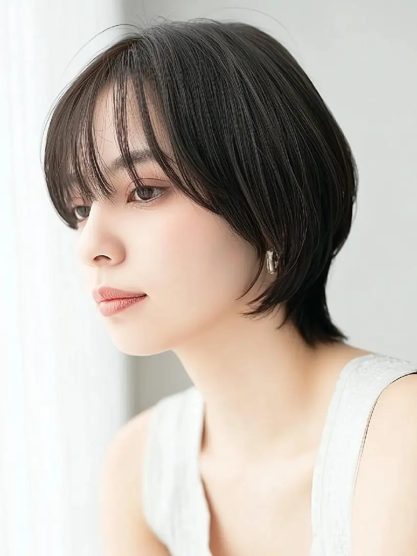 ショート ショートヘア ウルフカット カット ANDIAMO栄／ chisatoのヘアスタイル