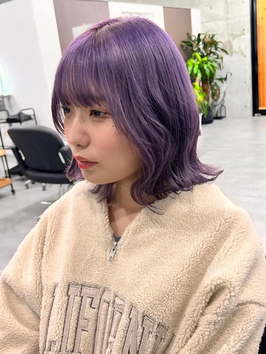 ✨高濃度処理剤ケアブリーチ付きダブルカラー+後処理トリートメント✨の写真
