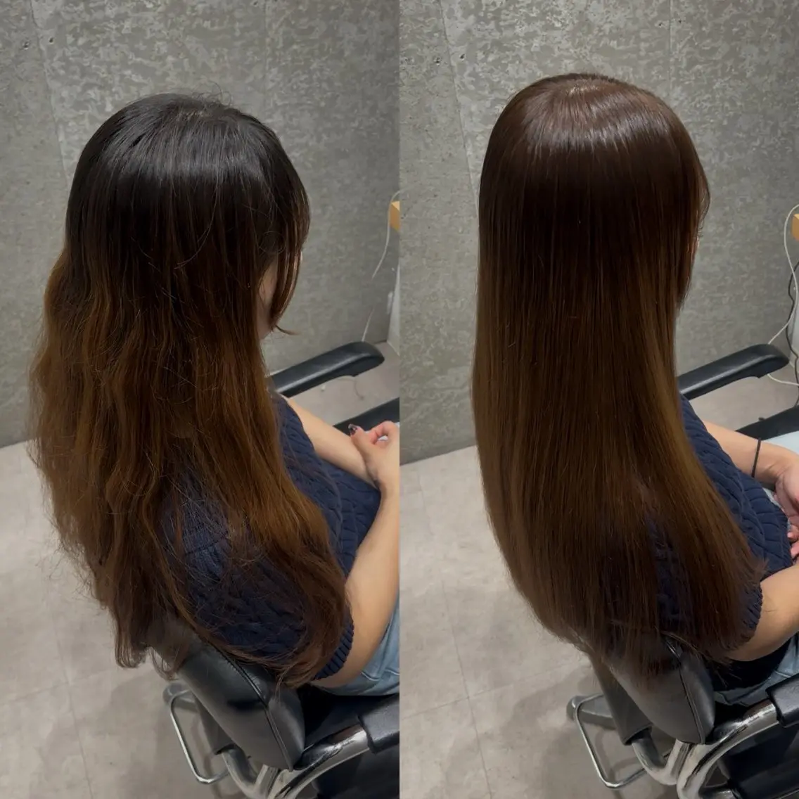 ロング カラー 透明感カラー イルミナカラー ロング トリートメント ヘアカラー 髪質改善ヘアケア 艶髪特化/上田のヘアスタイル