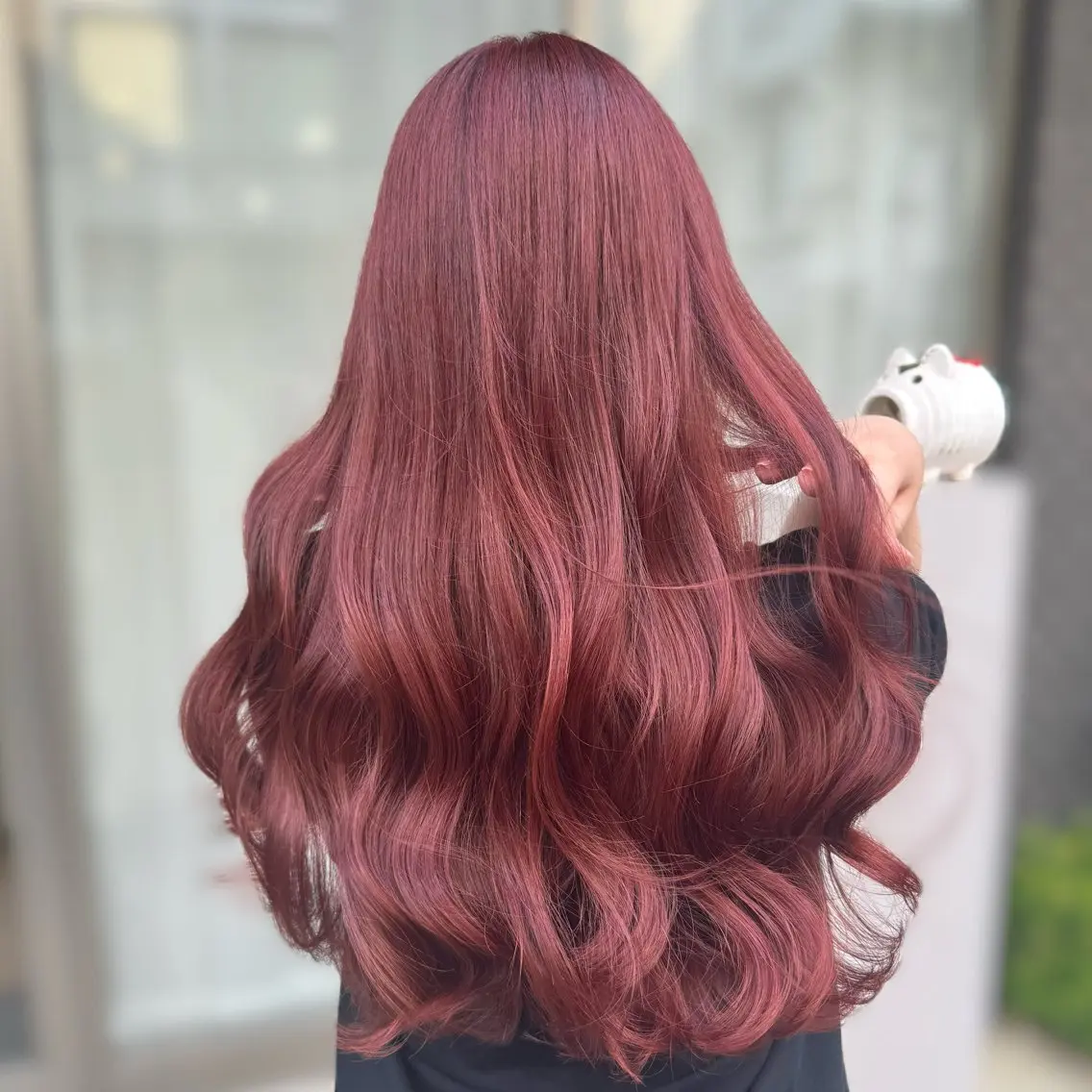 ロング カラー カット ヘアカラー トリートメント ブリーチなしカラー kana🐱のヘアスタイル