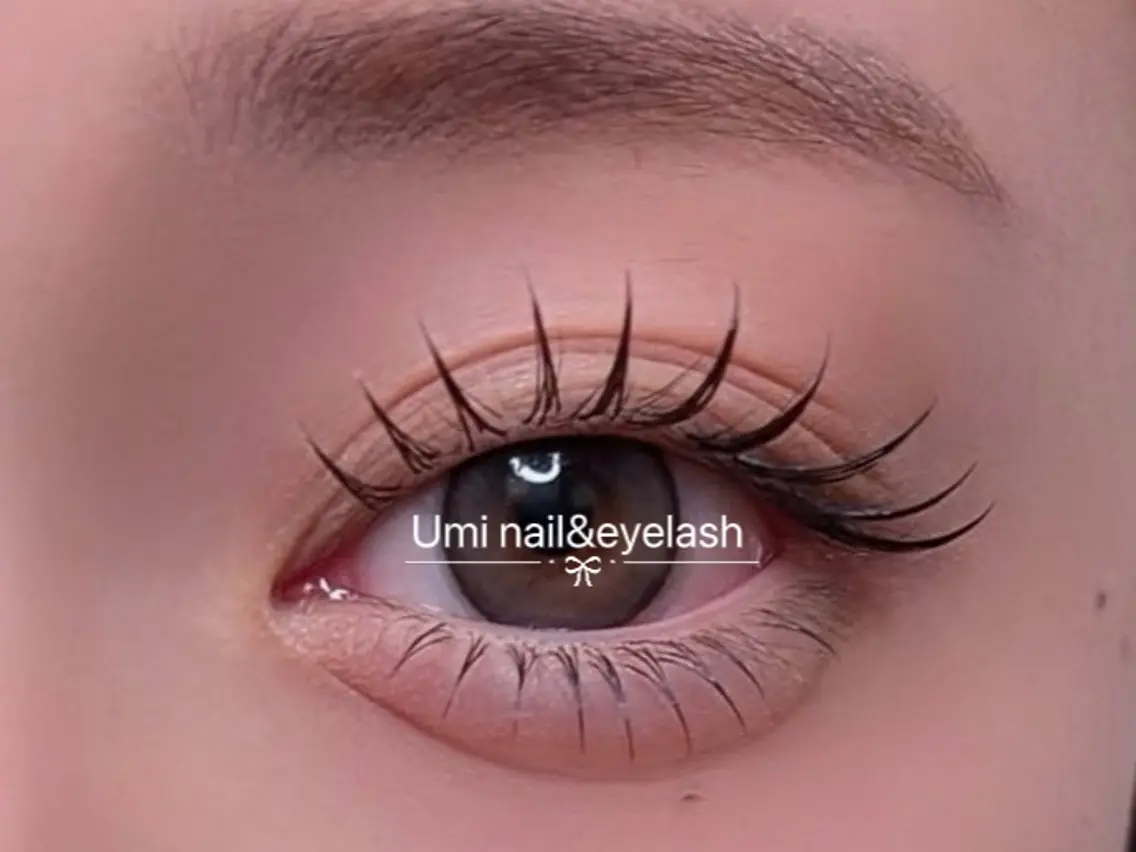 マツエク・マツパ 韓国風マツエク まつげパーマ ワンホンマツエク マツパ Umi nail& eyelash ゆみのマツエク・マツパデザイン