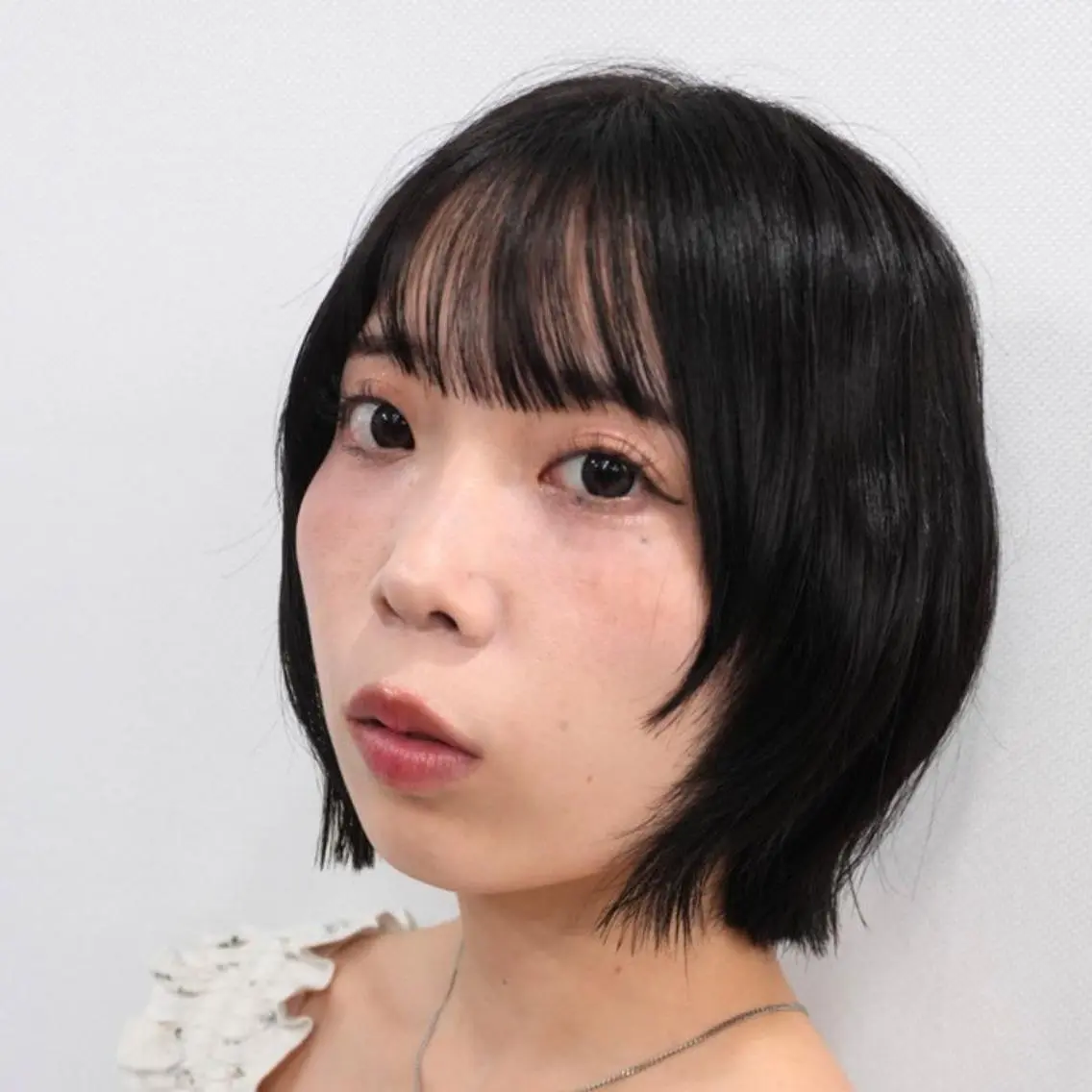 ショート カラー ショートボブ 黒髪 透明感カラー ボブ レイヤーカット ❇️安達 優心❇️ レイヤー/艶髪特化のヘアスタイル