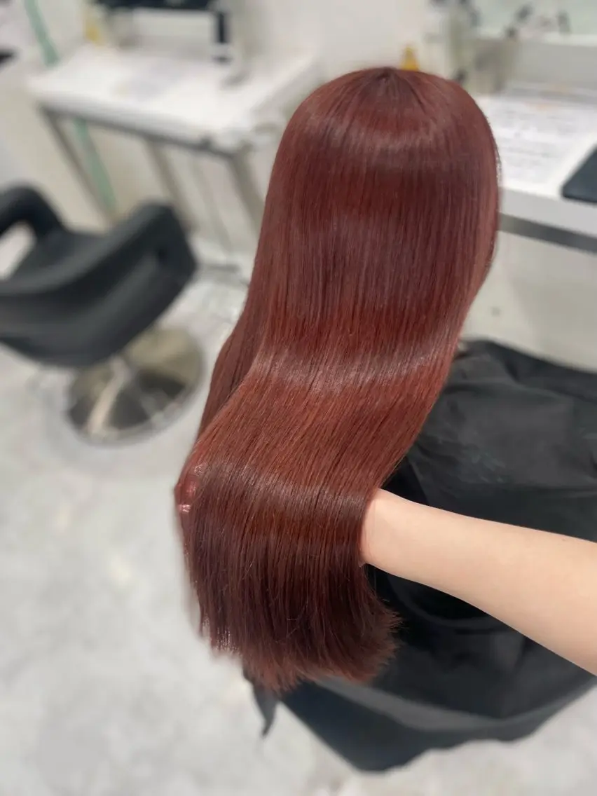ロング カラー カット ヘアカラー トリートメント 💗トレンドモテヘア Natsumi 💗のヘアスタイル