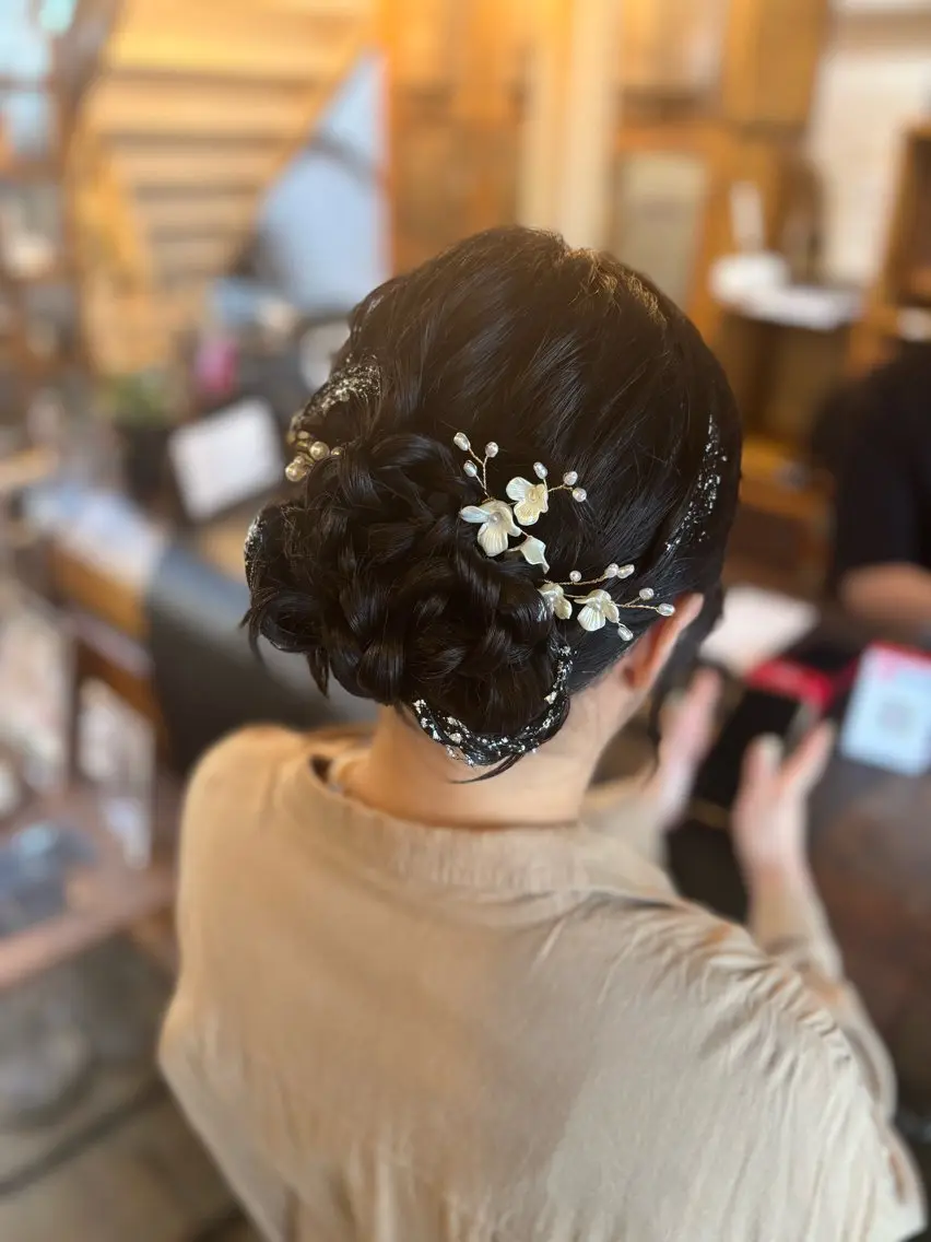 ヘアアレンジ ヘアセット NAGONSTYLE 田村　莉生のヘアスタイル