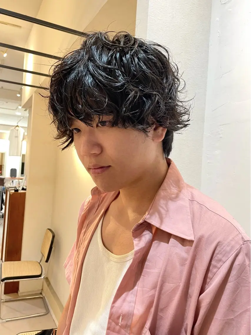 【メンズ限定】似合わせカット&パーマ🌿（スパイラル、ツイスト、波巻きパーマ込み）の写真