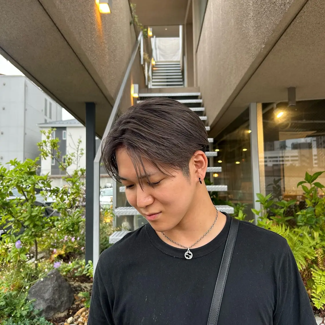 ショート カラー メンズ ESQUISSE リコのヘアスタイル
