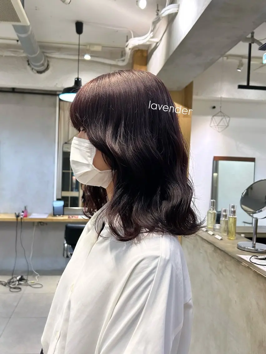 カラー ヘアカラー トリートメント lomalia moekaのヘアスタイル