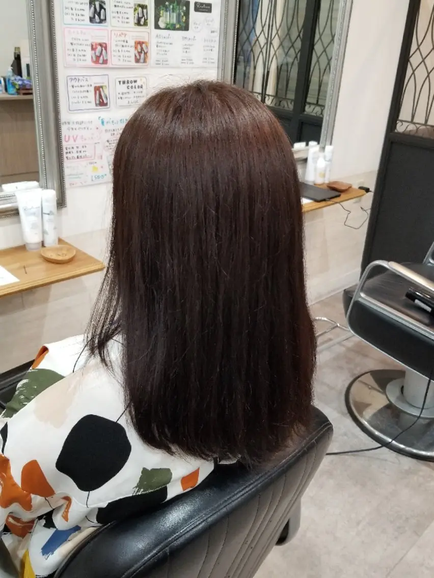 ミディアム カット 暖色🍎透明感カラー 🩵小林かりんのヘアスタイル