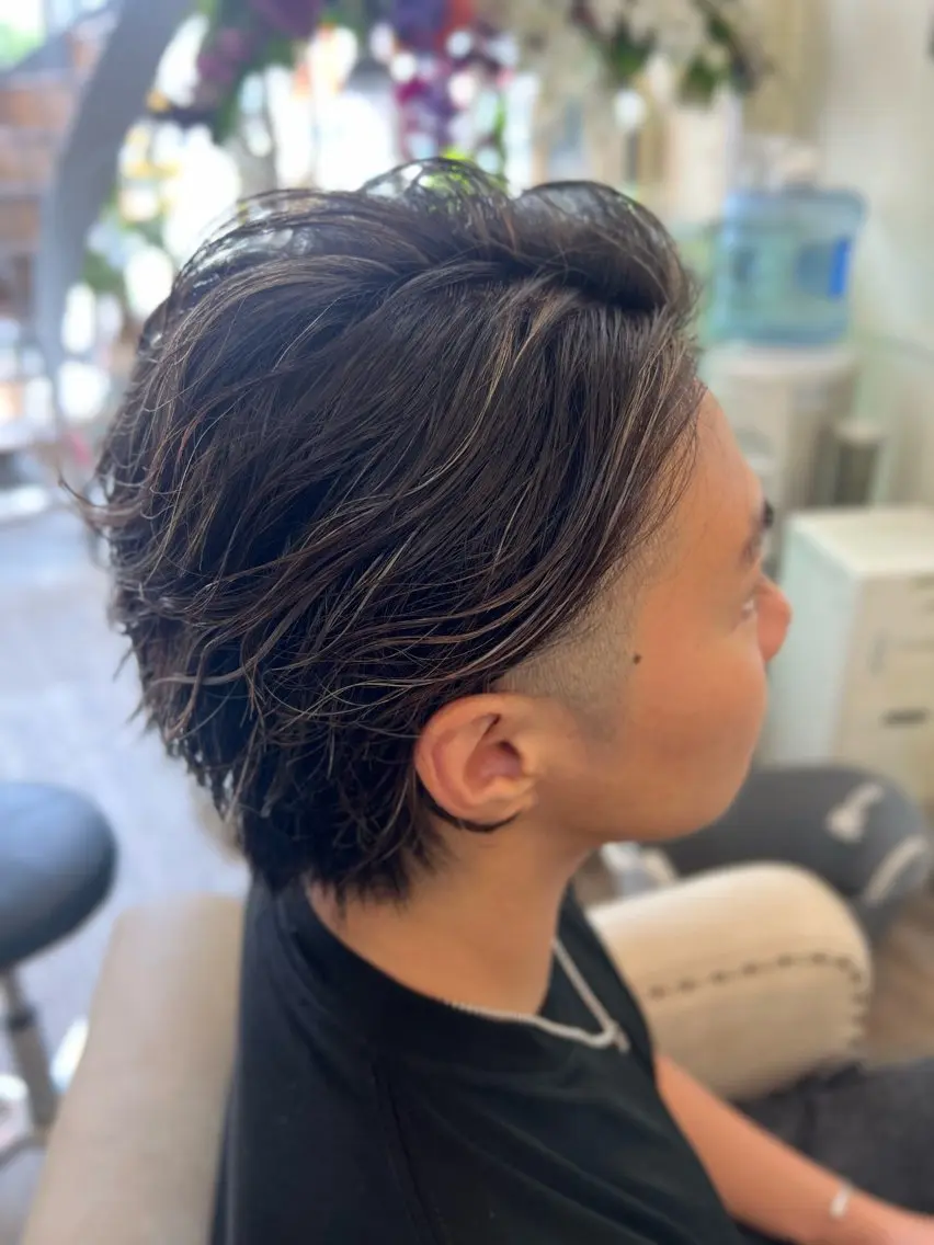 カラー メンズ カット ヘアカラー トリートメント 鶴見 和美のヘアスタイル