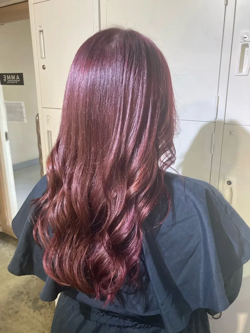 ロング カラー ブラウンカラー ピンクカラー ピンクブラウン 🌸髪質改善特化🌸 店長 ゆうやのヘアスタイル