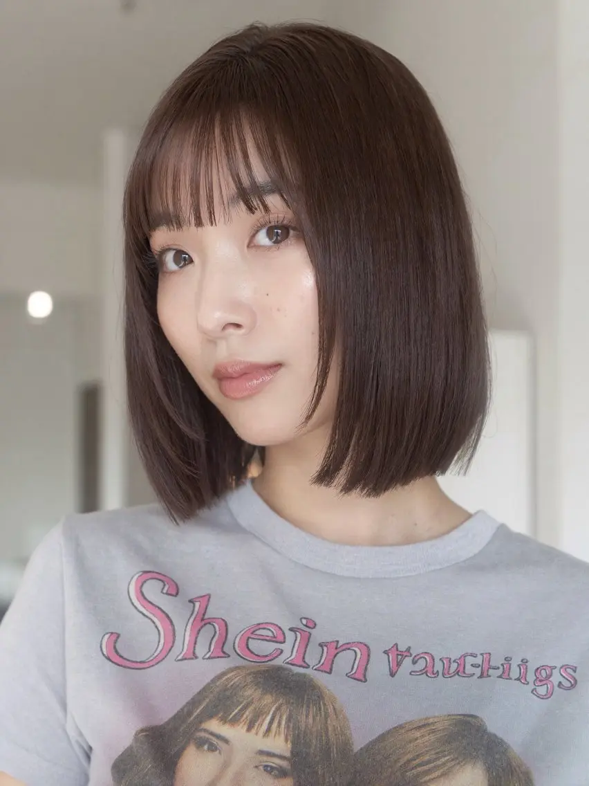 セミロング カット ヘアカラー ヘッドスパ Modek's 西宮 akariのヘアスタイル