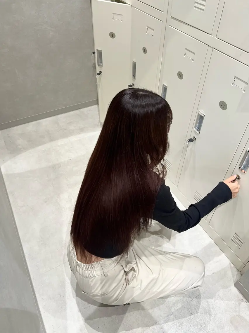 ロング カラー ヘアカラー 愛 理のヘアスタイル