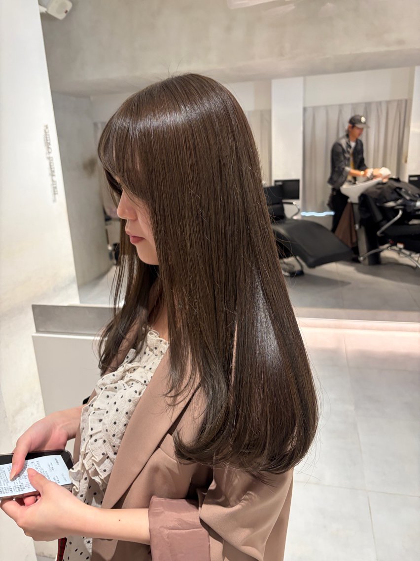 ロング カラー 🪞透け感&韓国ヘア 🪞honokaのヘアスタイル