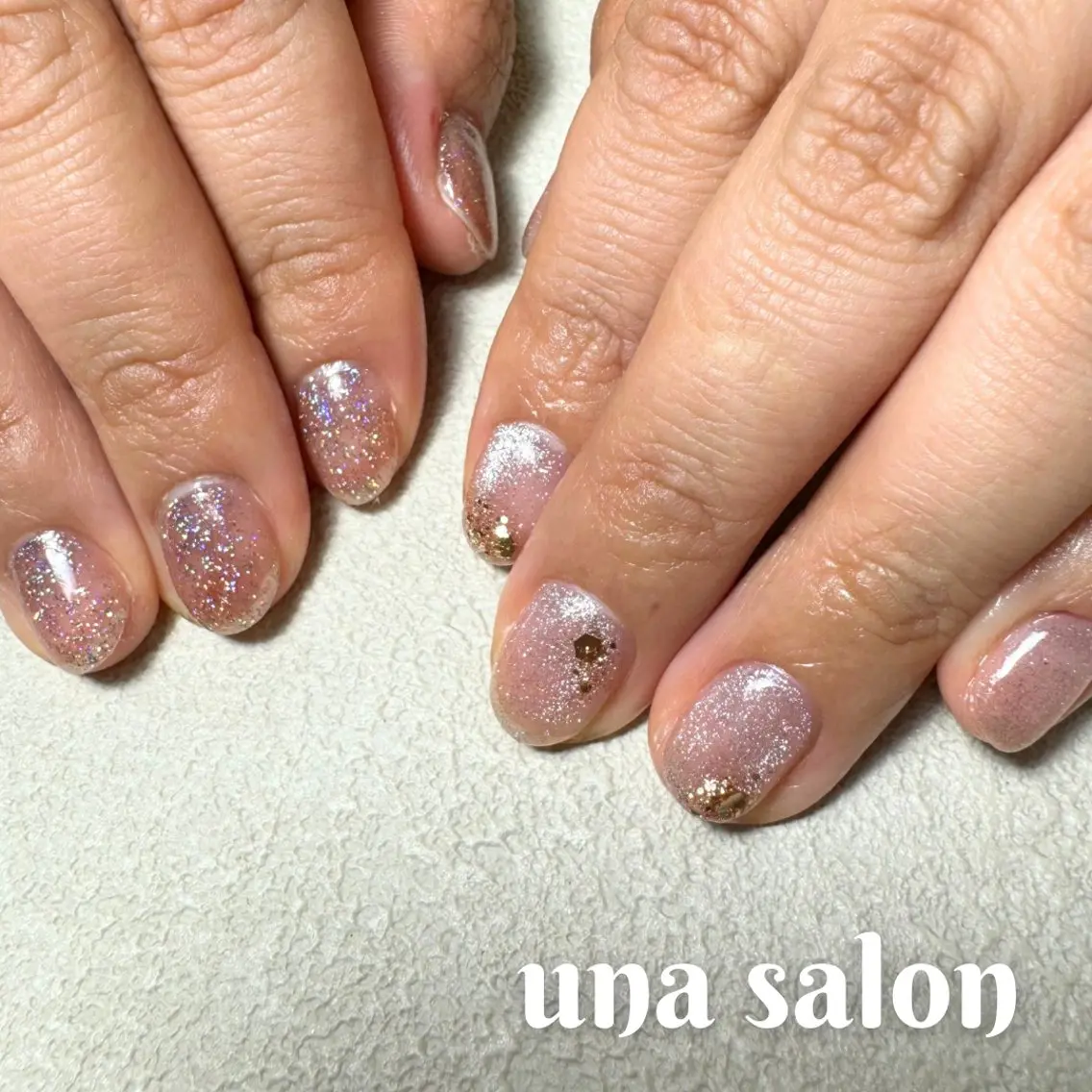 ネイル フラッシュネイル マグネットネイル una salon / ネイル&顔脱毛のネイルデザイン
