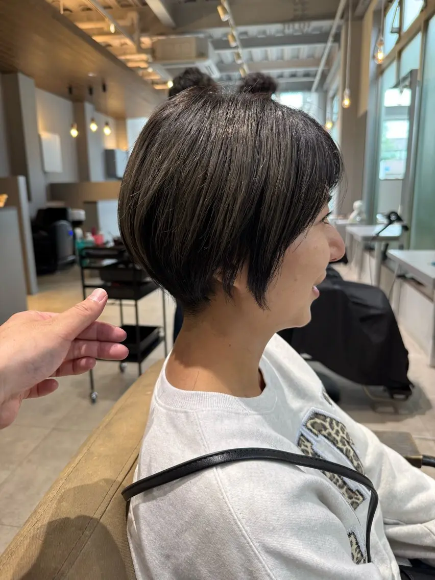 ショート ショートヘア 石原圭悟 /ショート/艶カラーのヘアスタイル