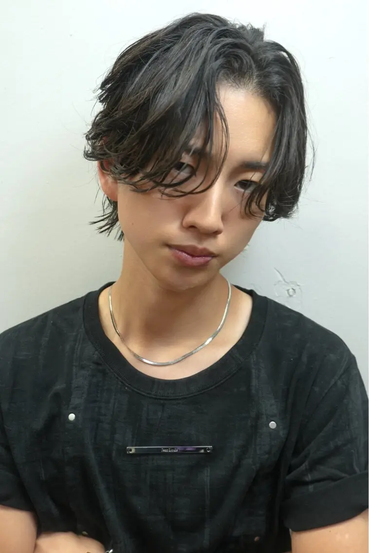 パーマ メンズ メンズヘア Hikaruのヘアスタイル