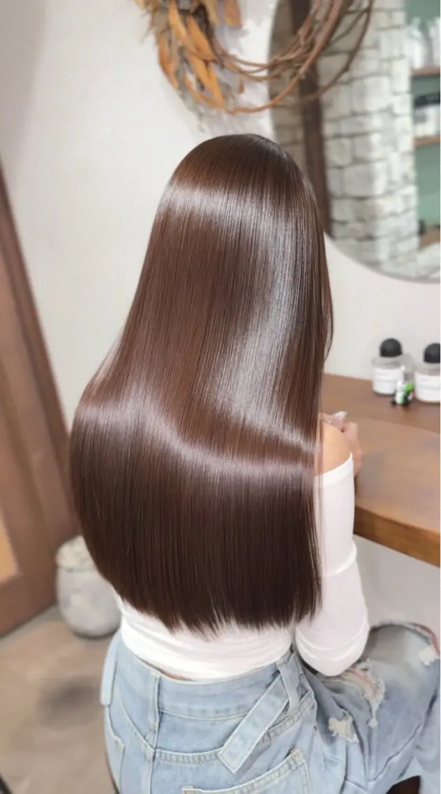 【うるツヤ髪へ💁🏻‍♀️】カラー＋髪質改善トリートメント💖の写真