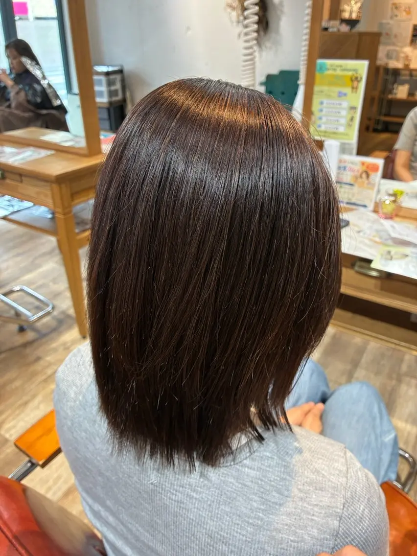 カラー ヘアカラー トリートメント 梅地 湊太/カラーモデルのヘアスタイル