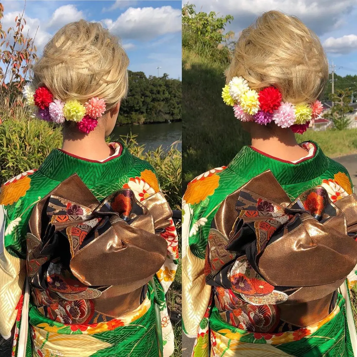ヘアアレンジ ツノガイ エリのヘアスタイル