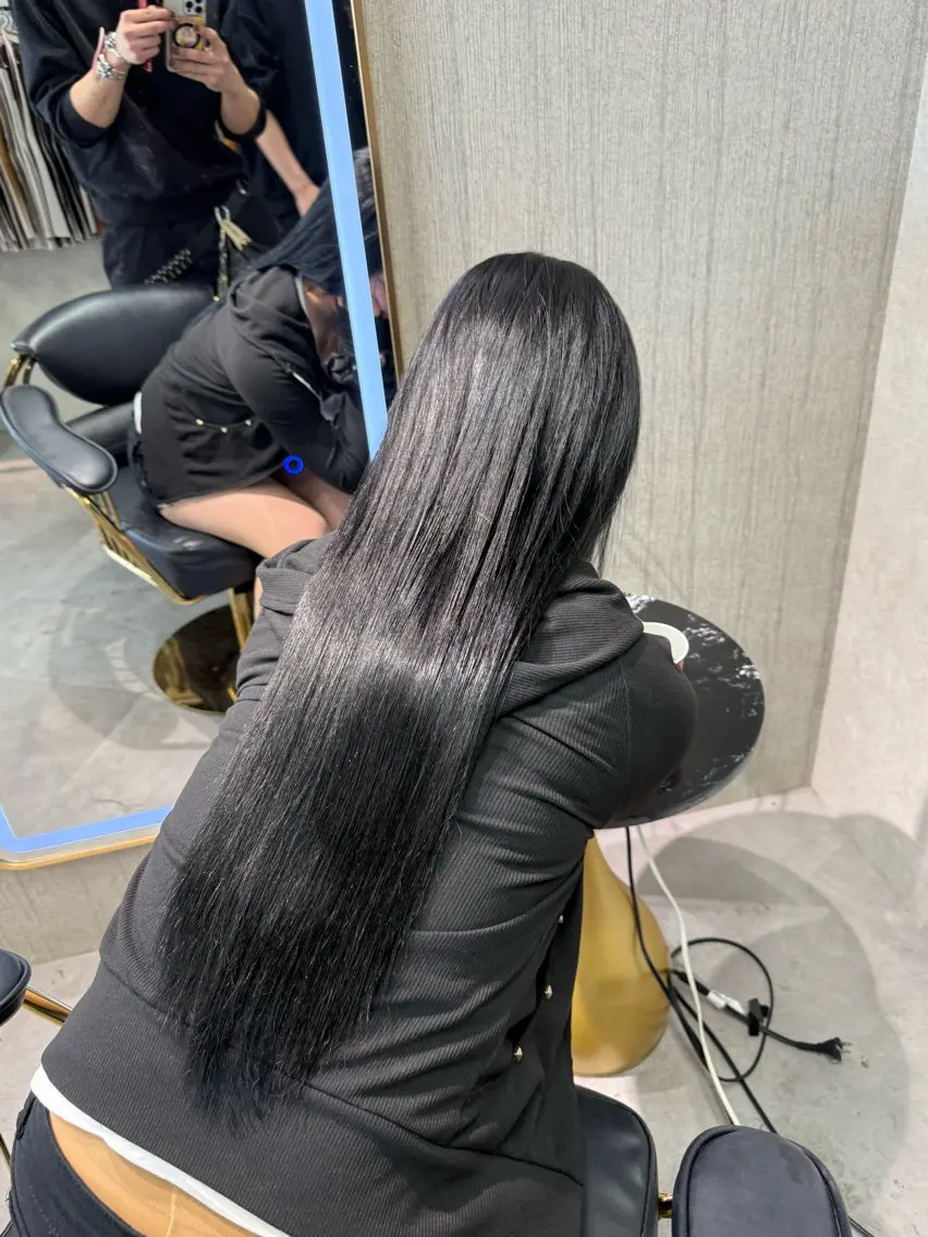 ロング カラー エクステ 🐺新宿manabu プルエクステのヘアスタイル
