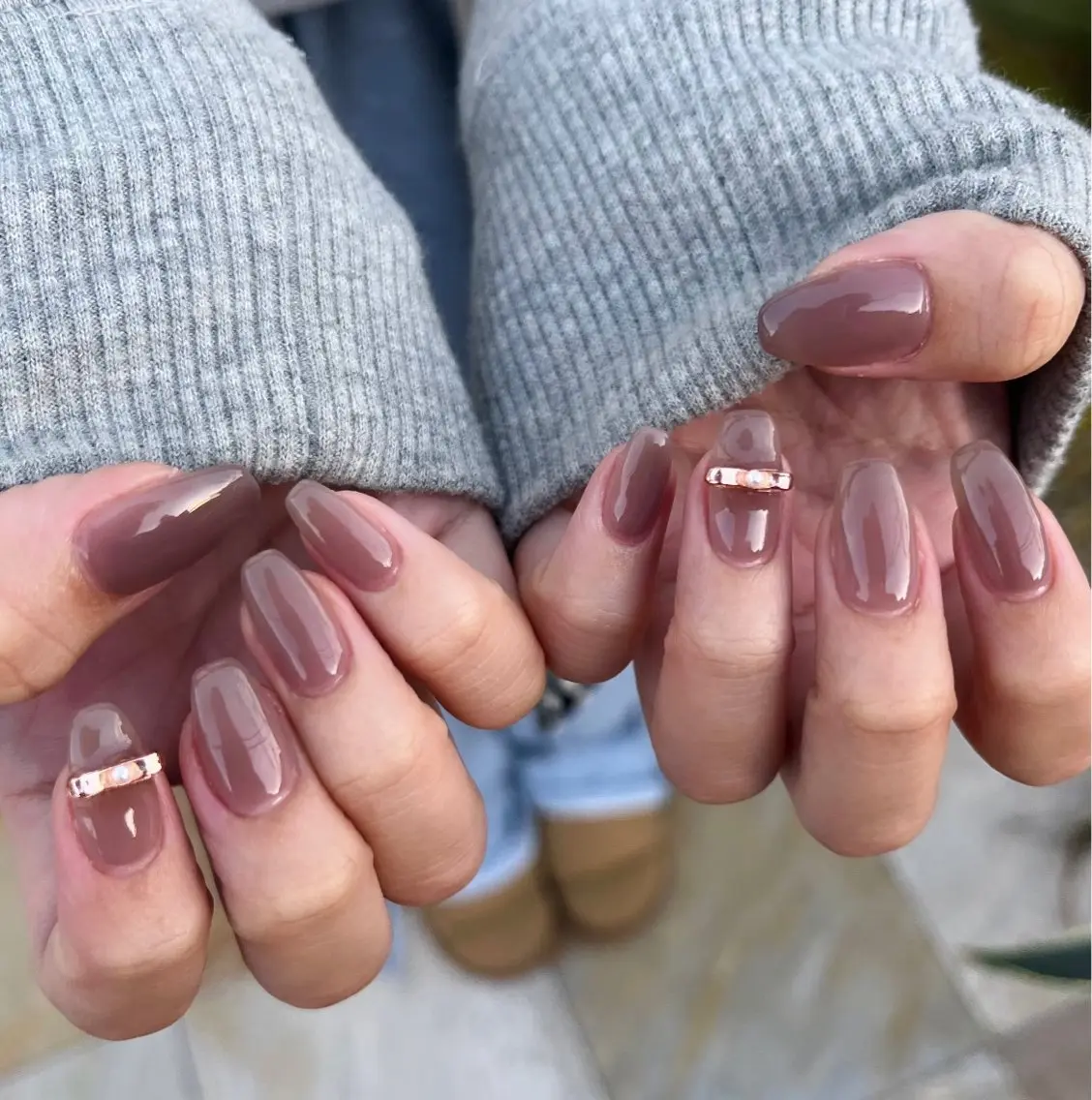 ネイル ワンカラーネイル ハンドネイル HazeGrass NAILのネイルデザイン