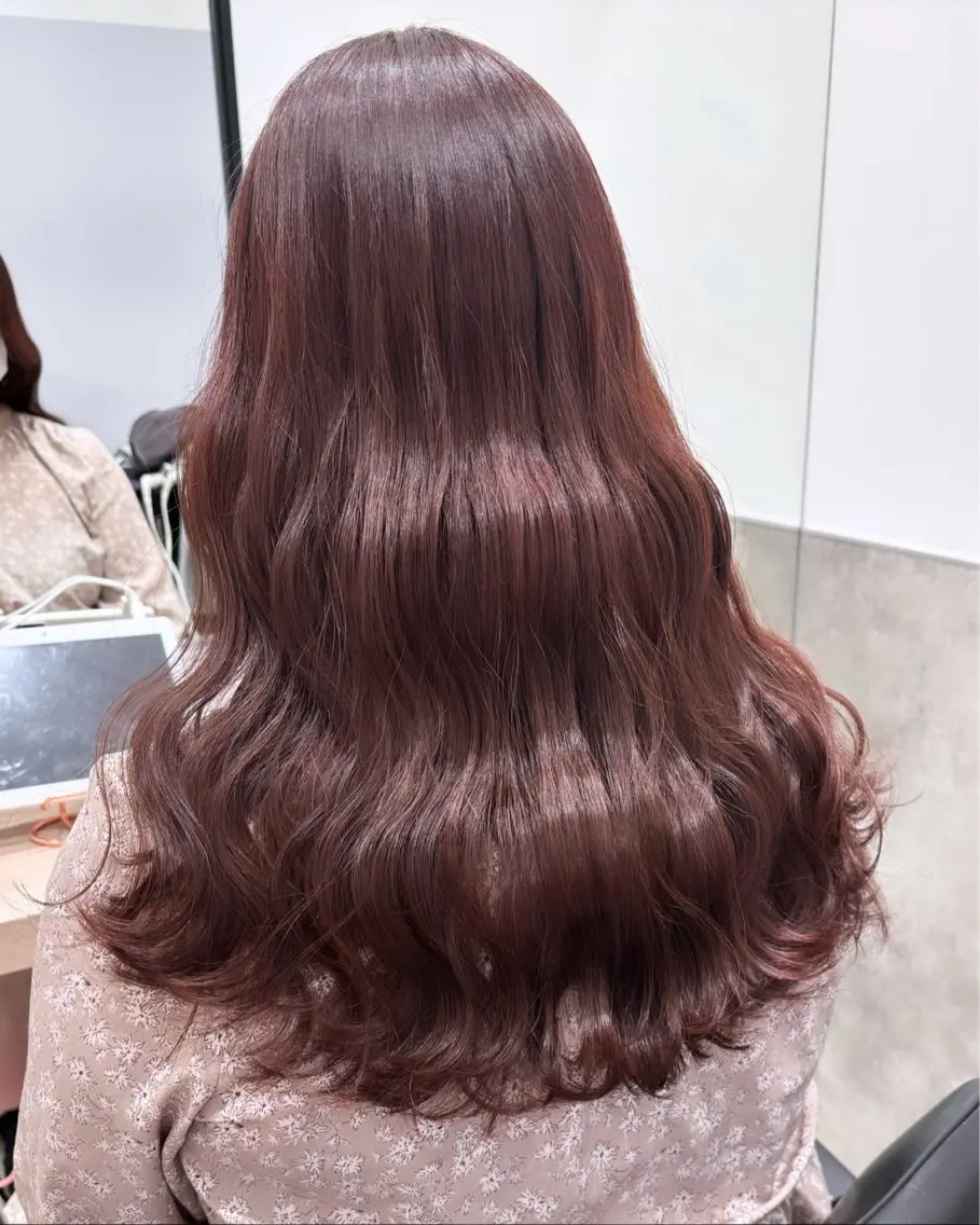 セミロング カラー カット ヘアカラー トリートメント 💗ガーリーヘア🎀 saki💗のヘアスタイル