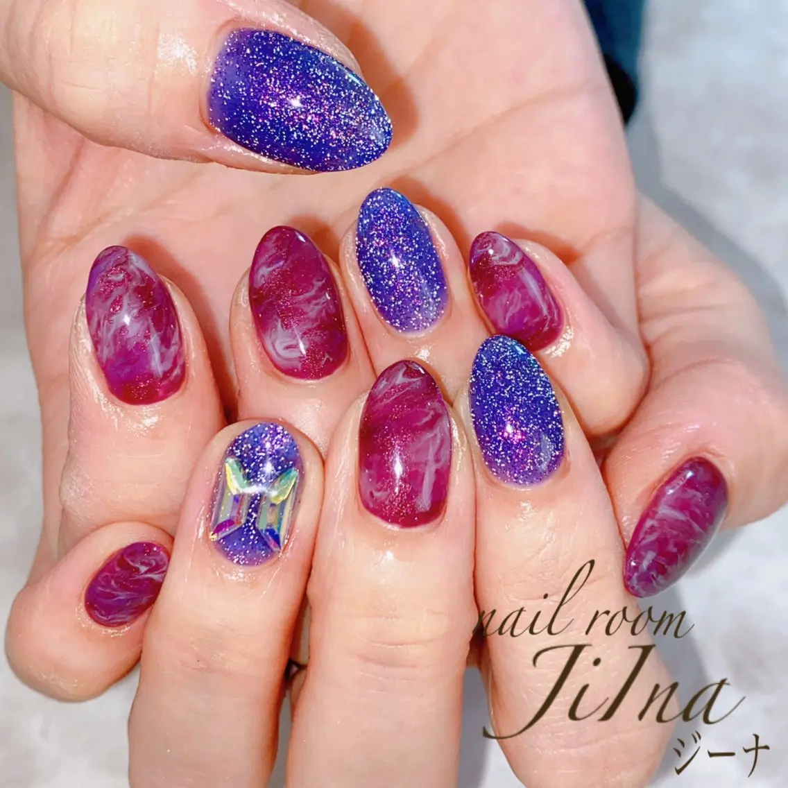 ネイル 持ち込み JiIna nailのネイルデザイン