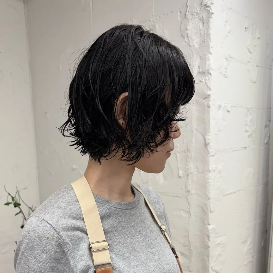 ショート パーマ レイヤーカット ウルフカット ウルフレイヤー ニュアンスパーマ カット パーマ 船橋カットパーマ mikuのヘアスタイル