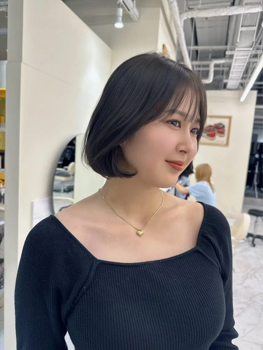 aku💞韓国風🩷 ピンクカラー🎀🩷のヘアスタイル