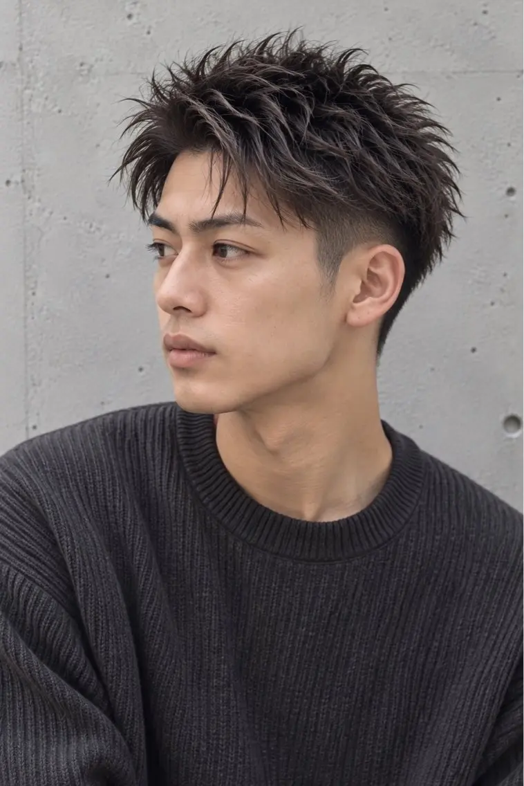 メンズカット+眉カット+シャンプーの写真