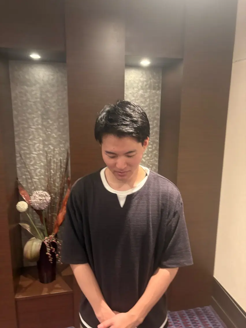 メンズ 藤原 航のヘアスタイル