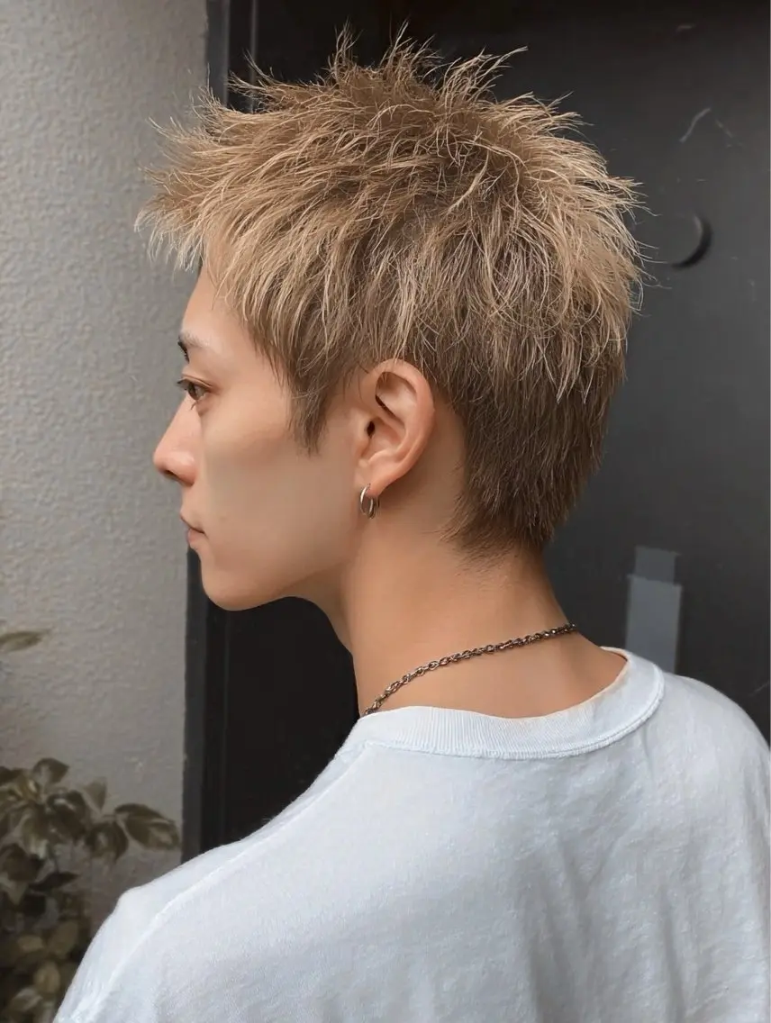 ショート カラー メンズ 椿 星恋のヘアスタイル
